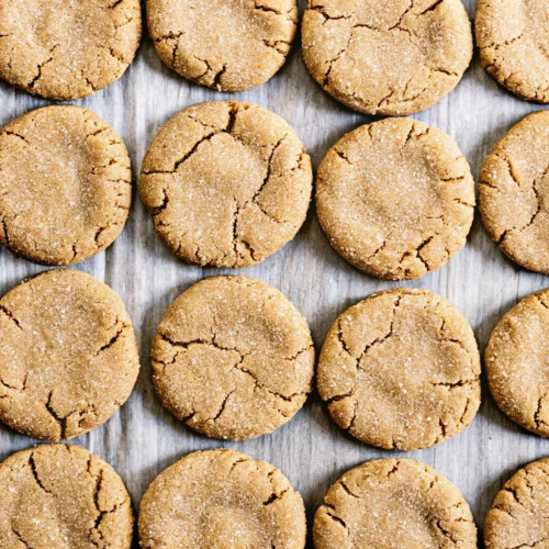 Soft and Chewy Ginger Cookies