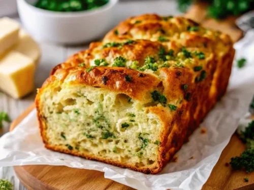 Cheese Herb Garlic Quick Bread