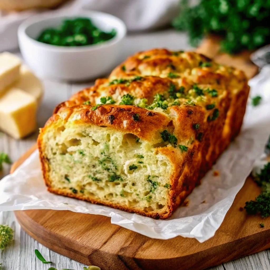 Cheese Herb Garlic Quick Bread