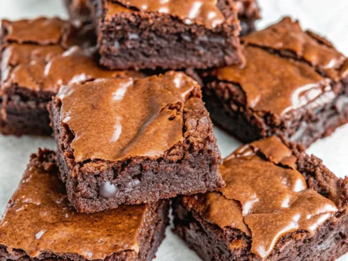 Fudgy Zero-Sugar Brownies with Greek Yogurt