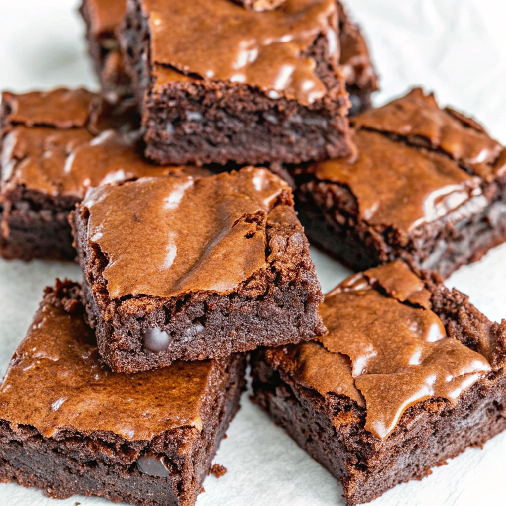 Fudgy Zero-Sugar Brownies with Greek Yogurt