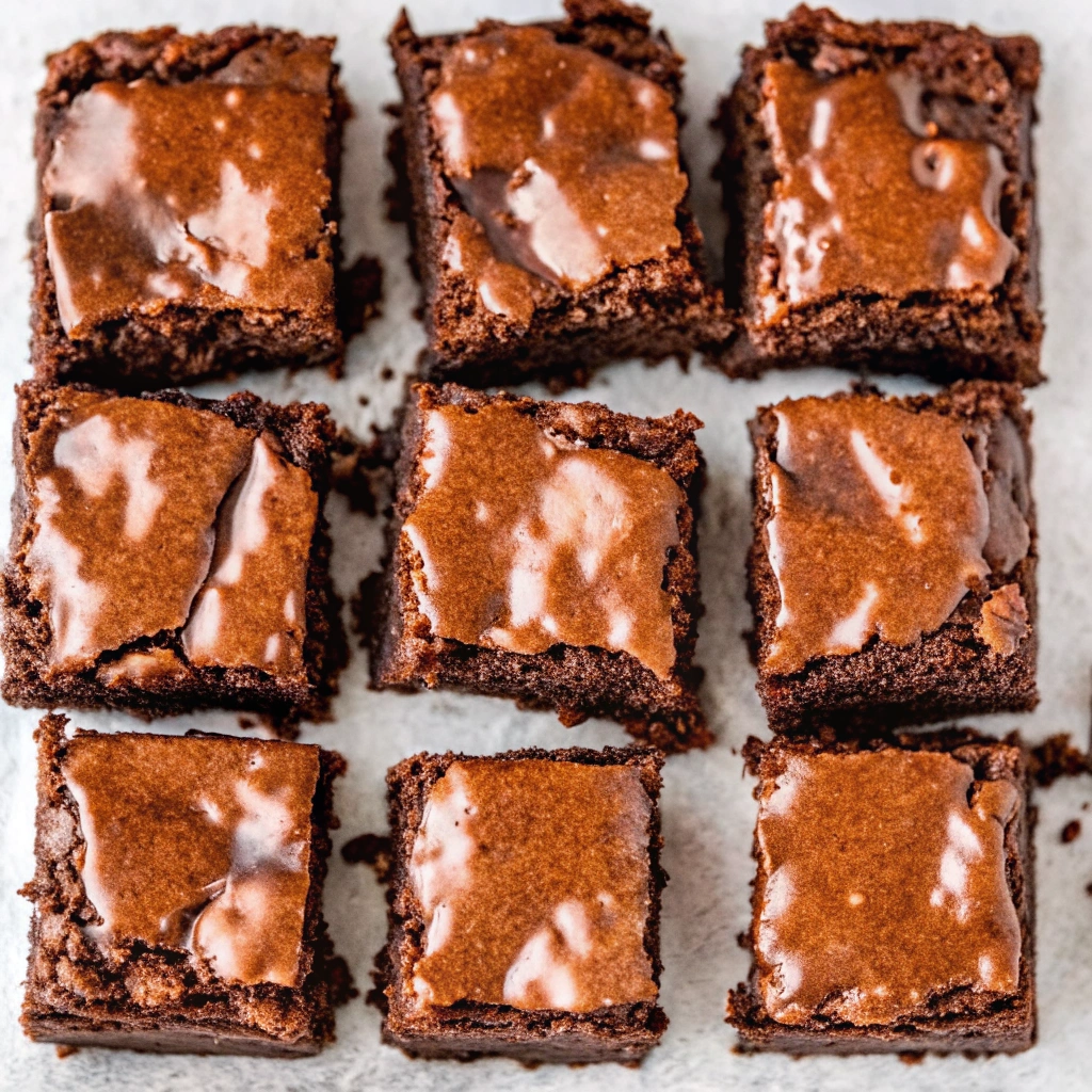 Fudgy Zero-Sugar Brownies with Greek Yogurt