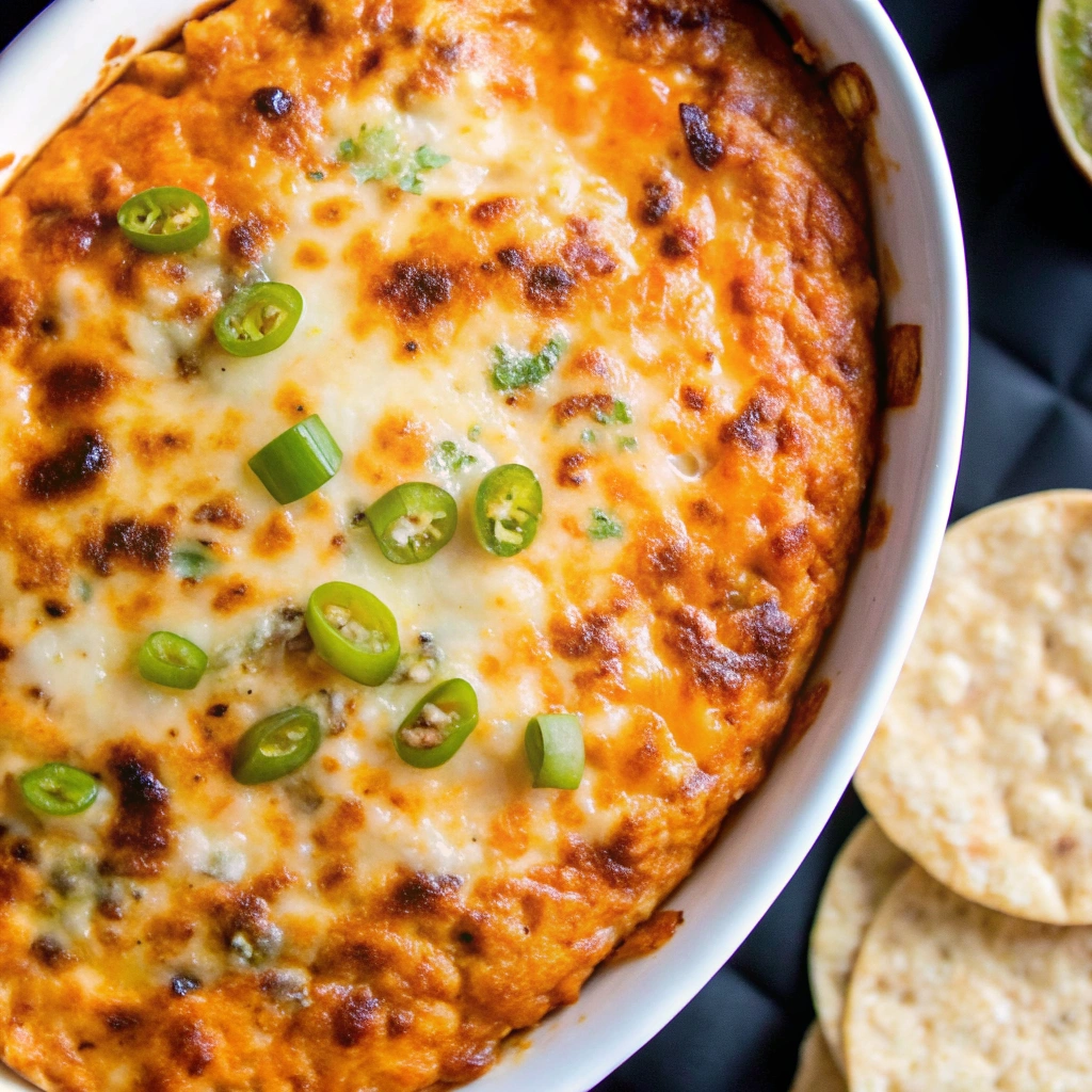 Baked Buffalo Chicken Dip