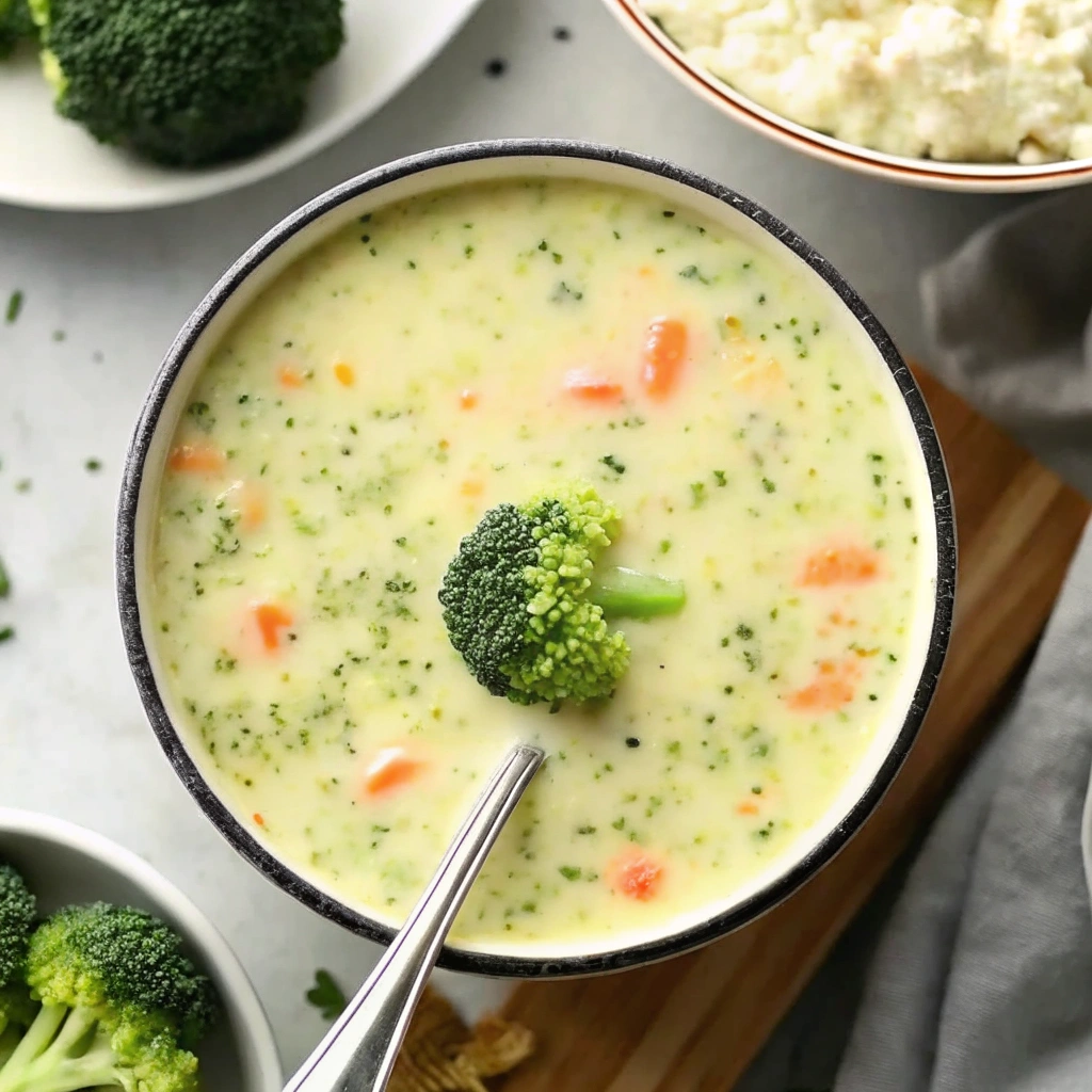 The Best Creamy Stovetop Broccoli Cheddar Soup