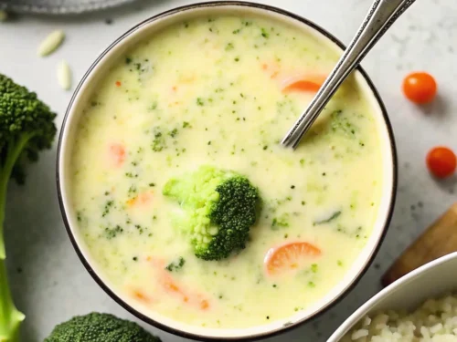 The Best Creamy Stovetop Broccoli Cheddar Soup