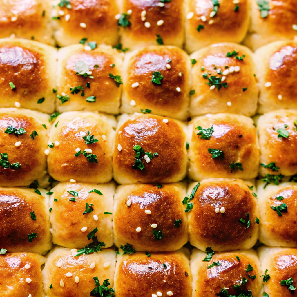 The Fluffiest Garlic Butter Bread Rolls