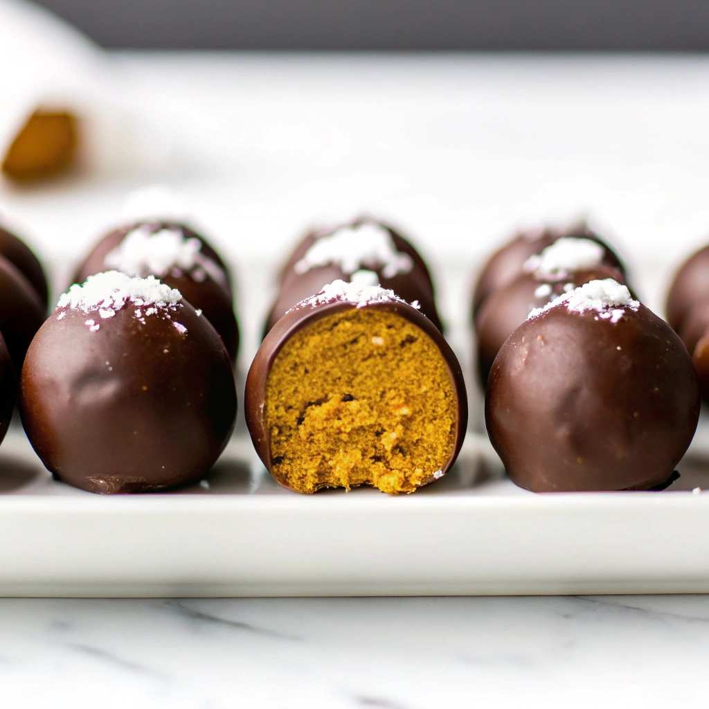 Healthy Pumpkin Truffles