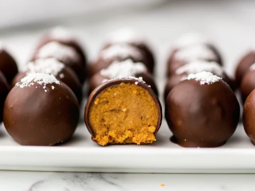 Healthy Pumpkin Truffles