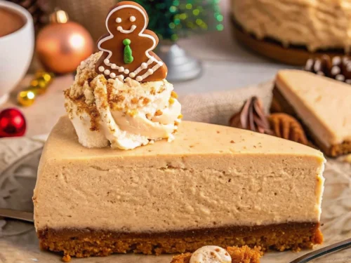 No-Bake Gingerbread Cheesecake