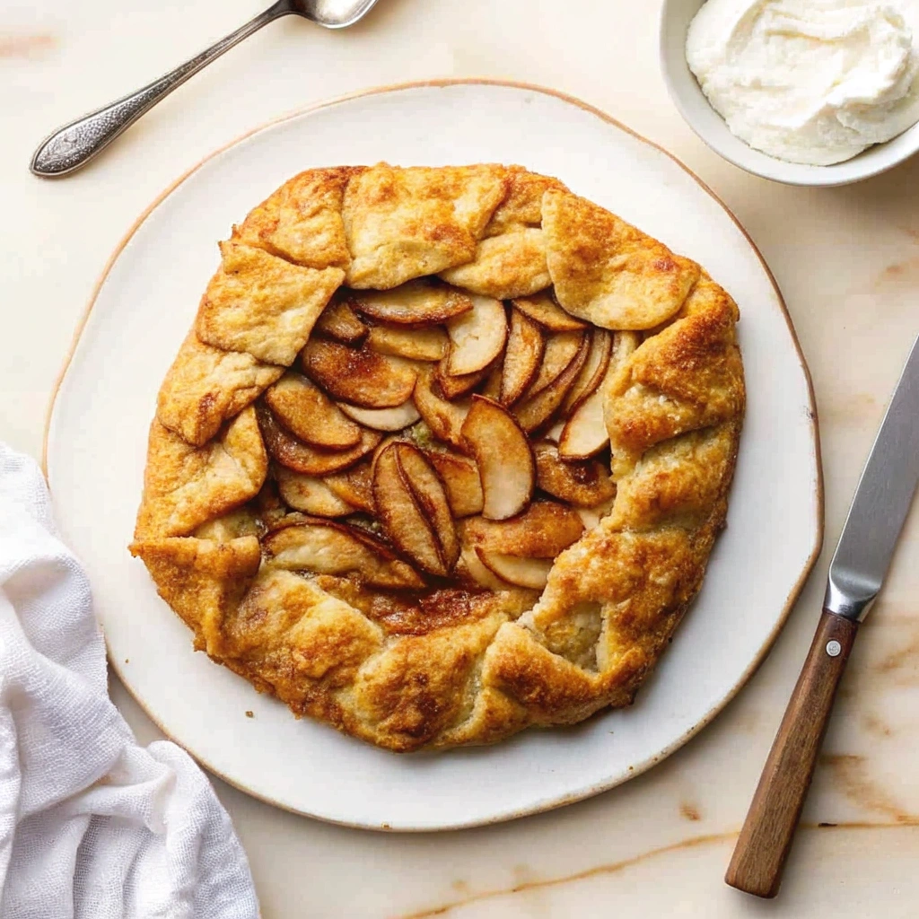 The ELEGANT Warm Apple Crostata