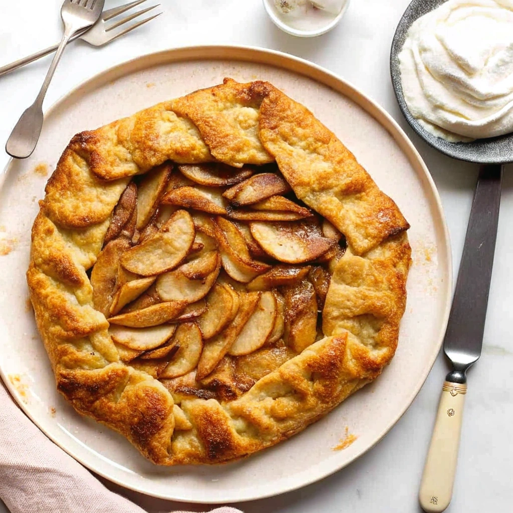 The ELEGANT Warm Apple Crostata