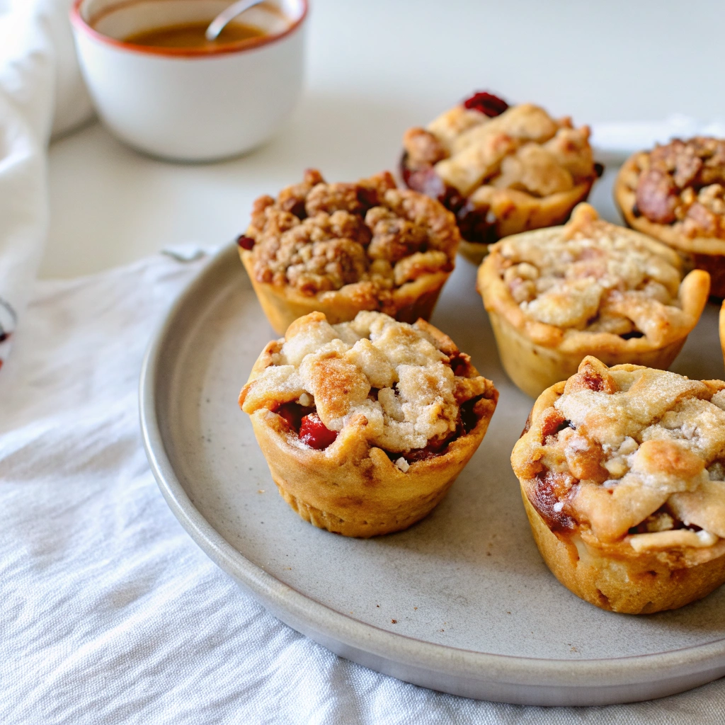 Easy Mini Dutch Apple Pies