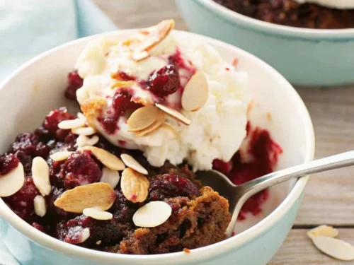 Cherry Chocolate Crockpot Brownies