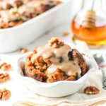 The COZY Maple Walnut Bread Pudding