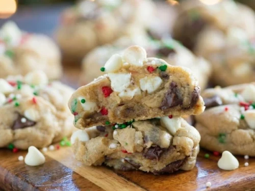 Chocolate Chip Christmas Cookies