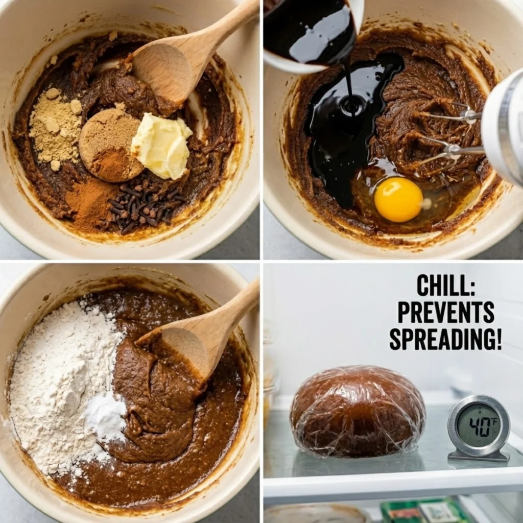 Classic Gingerbread Cookies Step by step