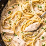 Crockpot Chicken Alfredo