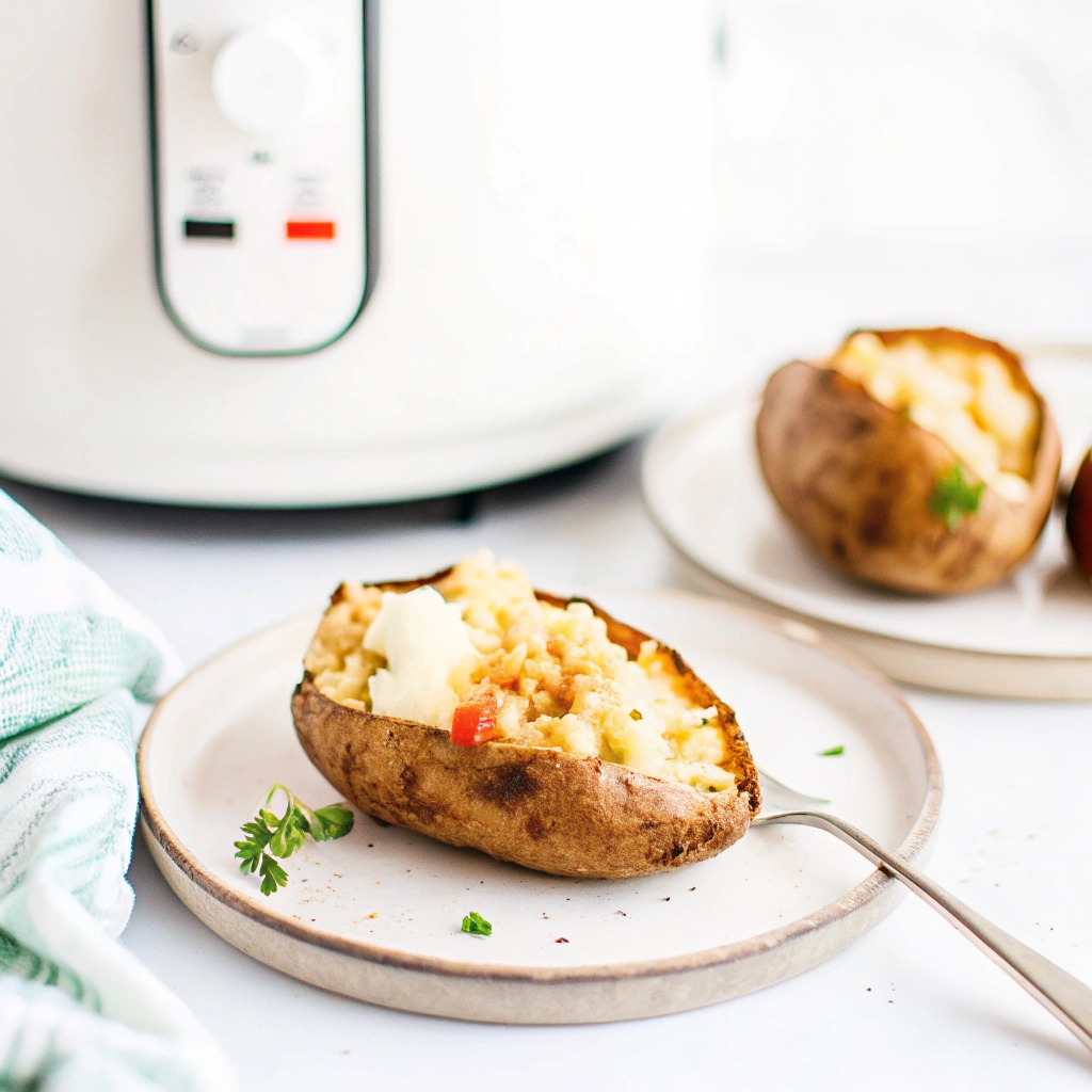 Slow Cooker Baked Potatoes