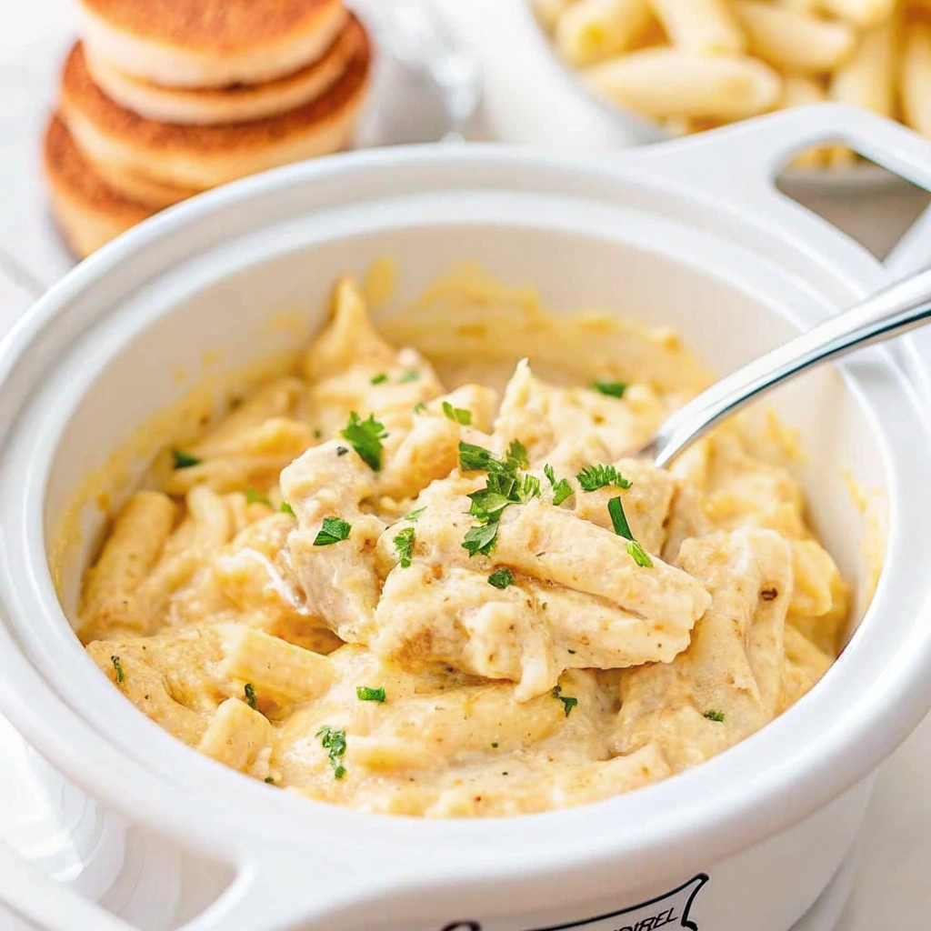 Crockpot Olive Garden Chicken Pasta