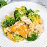 Keto Cheesy Crockpot Chicken and Broccoli Casserole