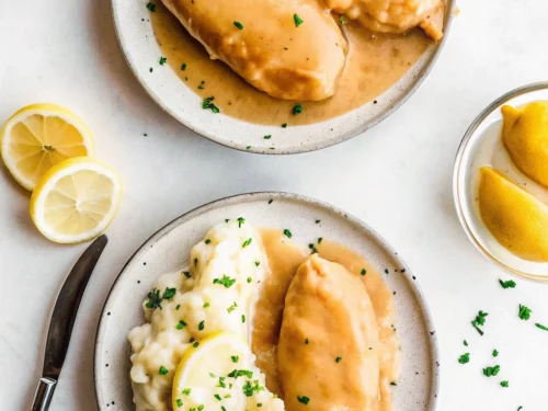 Crockpot Lemon Pepper Butter Chicken