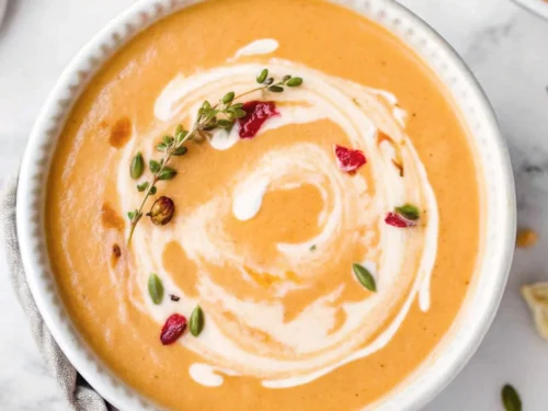 The VELVETY Crockpot Butternut Squash Soup