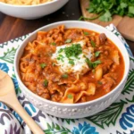 Crockpot Lasagna Soup