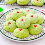 Grinch Cake Mix Cookies