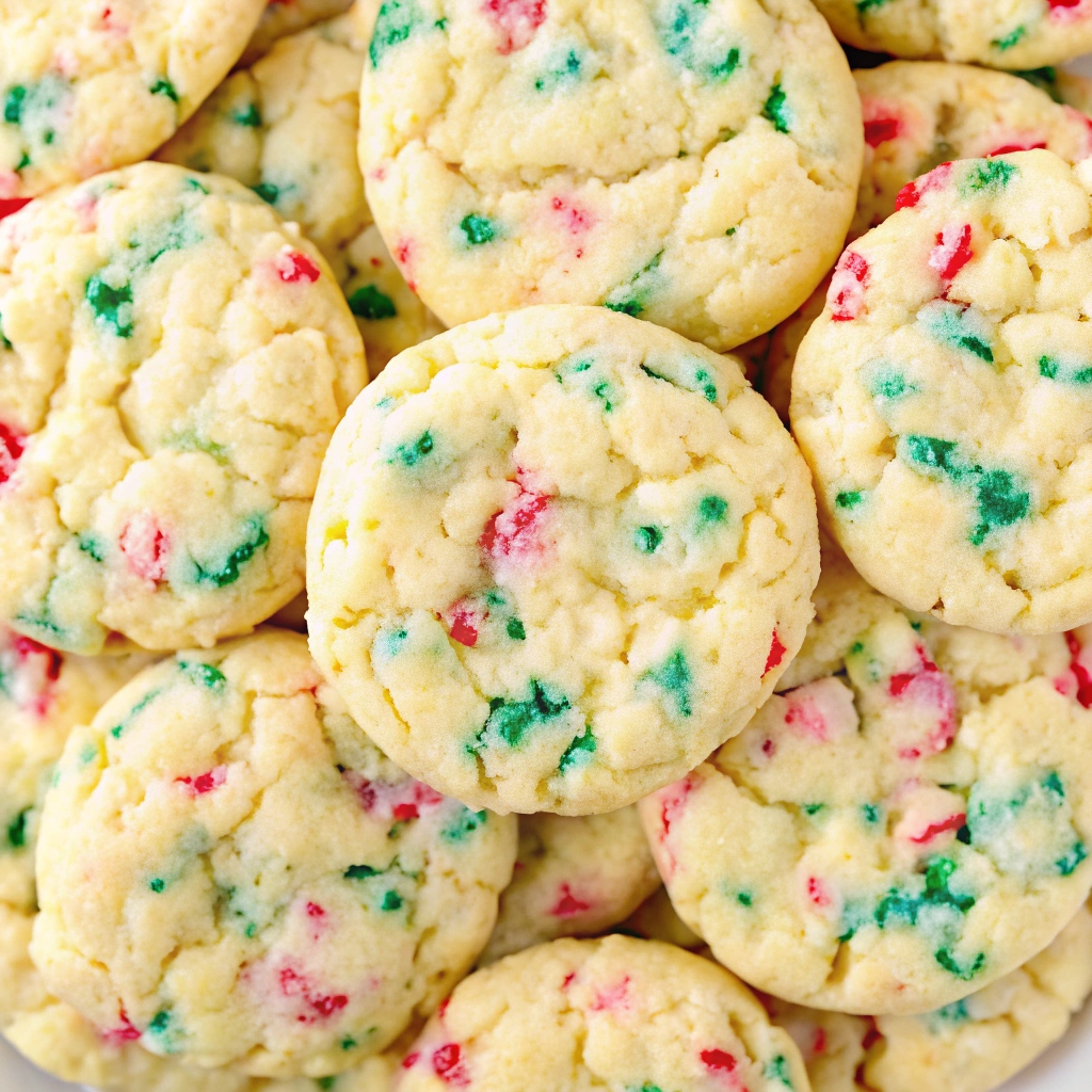 Christmas Gooey Butter Cookies