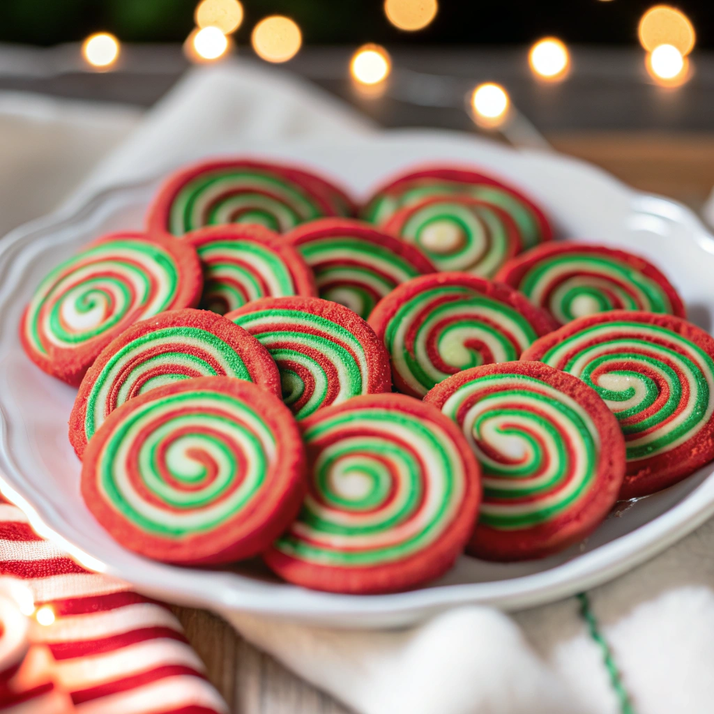 Christmas Pinwheel Cookies