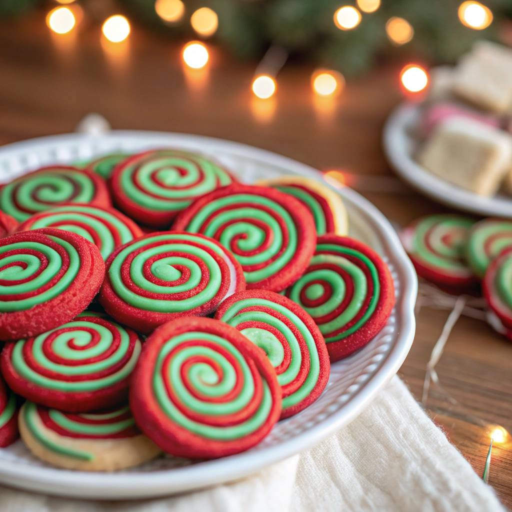 Christmas Pinwheel Cookies