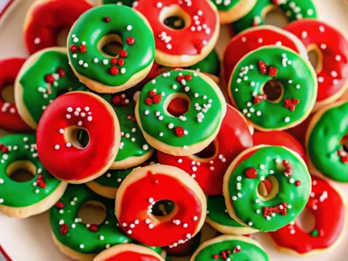 Christmas Donut Cookies