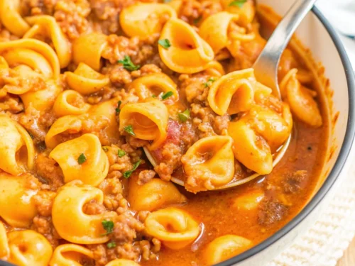 One Pot Taco Tortellini