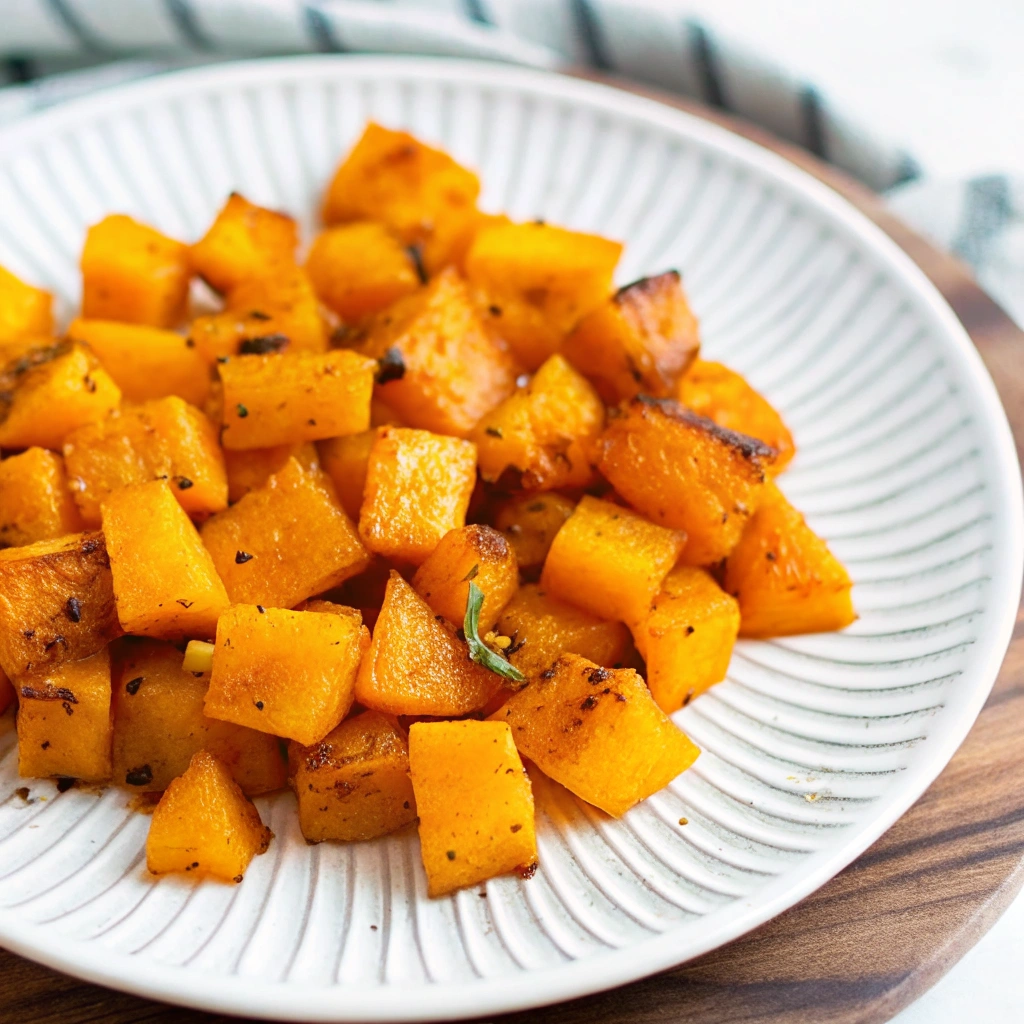 Roasted Butternut Squash Cubes