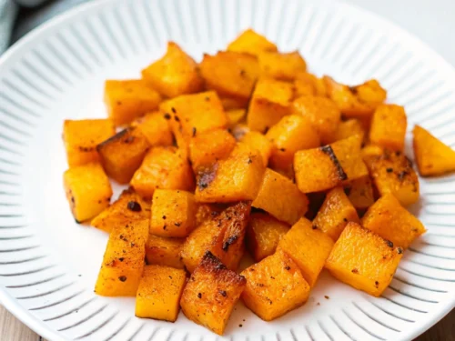 Roasted Butternut Squash Cubes