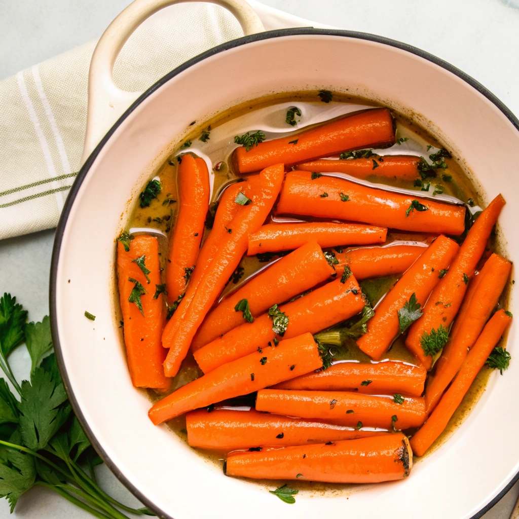 SWEET & SPICY Cayenne Maple Glazed Carrots