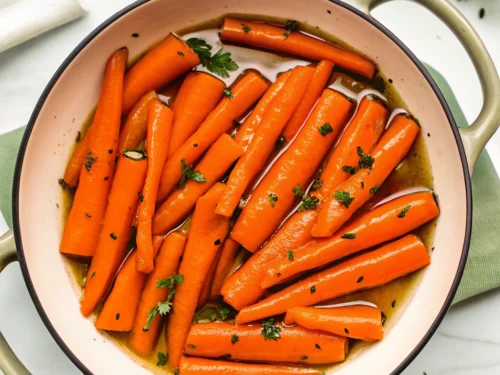 SWEET & SPICY Cayenne Maple Glazed Carrots