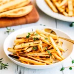 Honey Mustard Roasted Parsnips