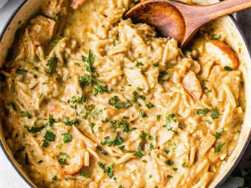 Creamy Chicken Orzo
