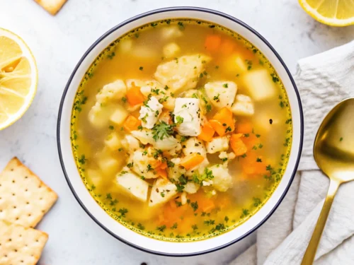 White Bean Lemon Chicken Soup