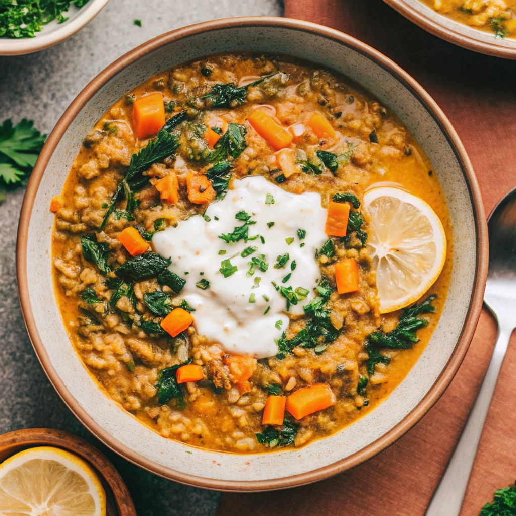 Creamy Green Lentil Soup