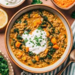Creamy Green Lentil Soup