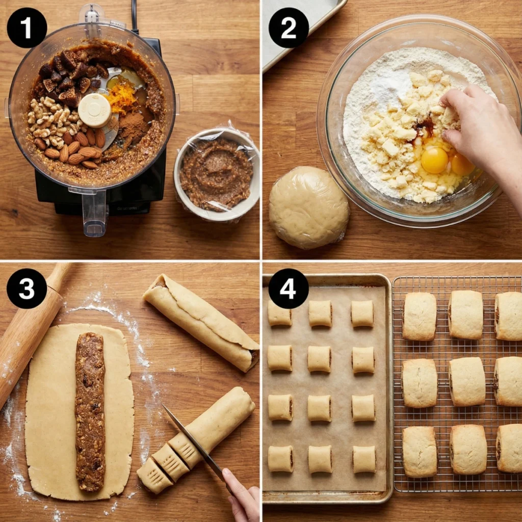 Italian Cuccidati Cookies Step By Step