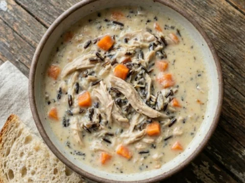 Crockpot Chicken Wild Rice Soup