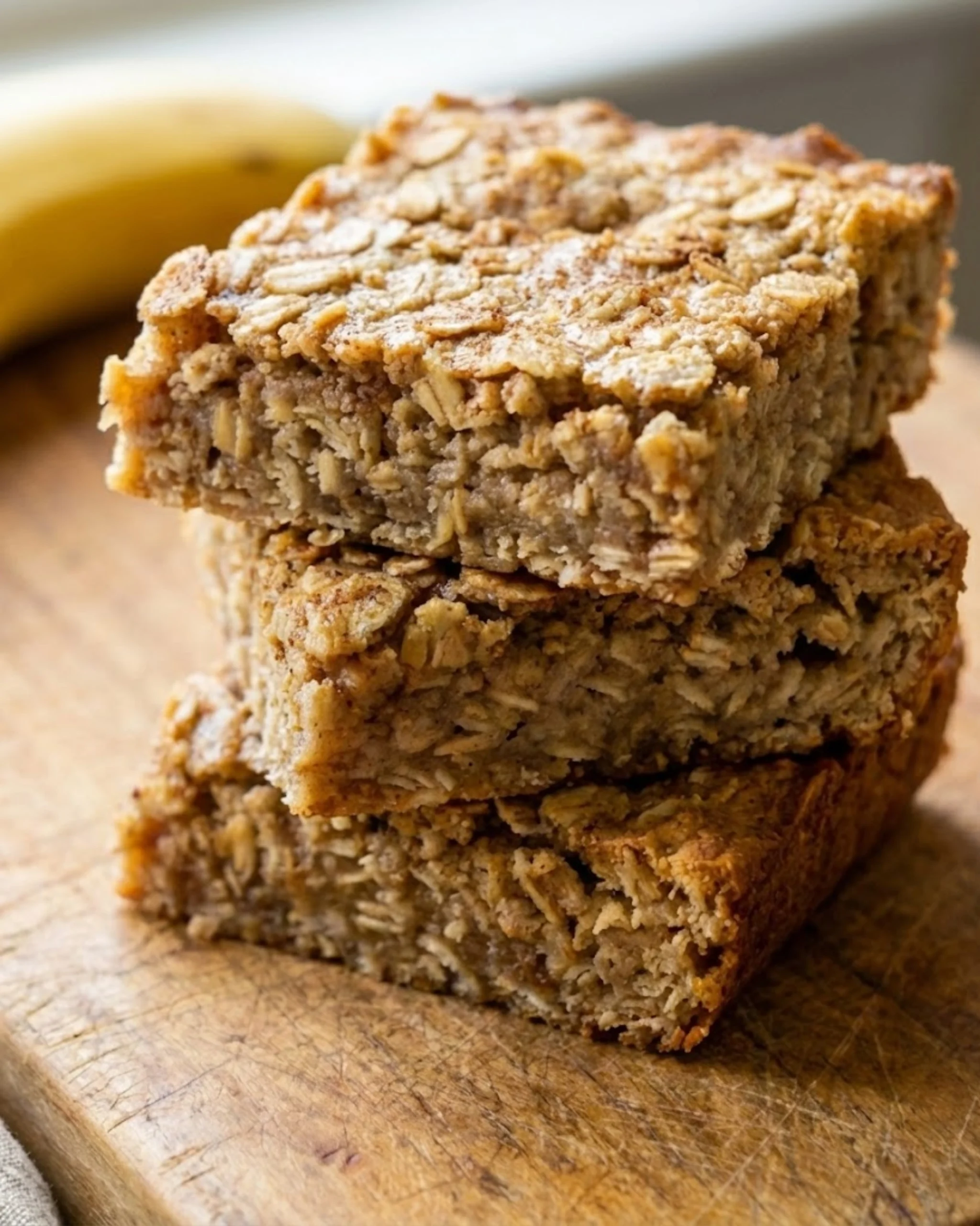 Banana Oatmeal Bars