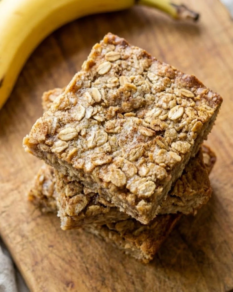 Banana Oatmeal Bars