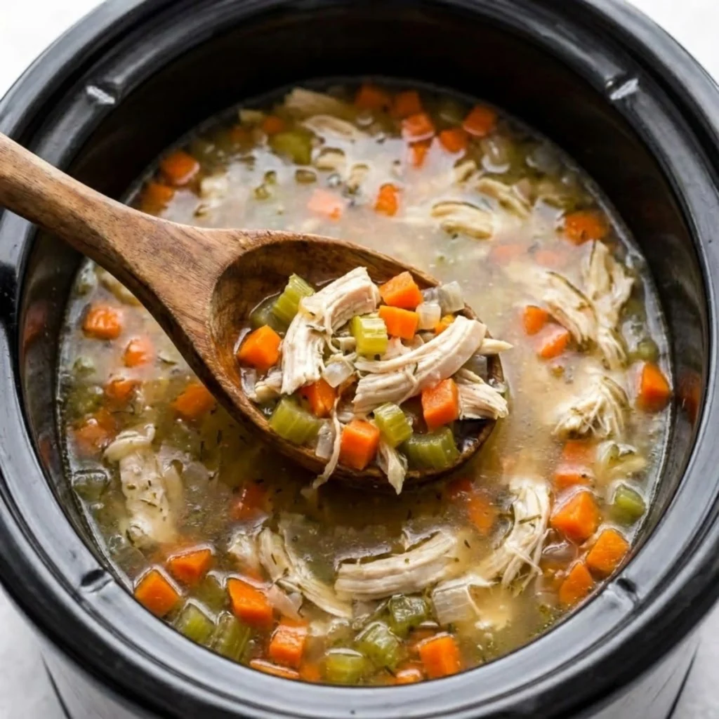 Cozy Slow Cooker Chicken Soup