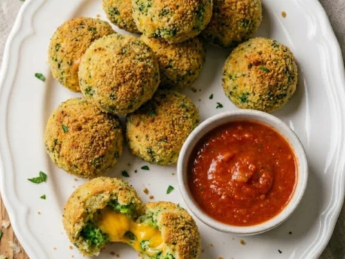Baked Broccoli Cheese Balls