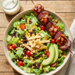 BBQ Chicken Skewer Salad