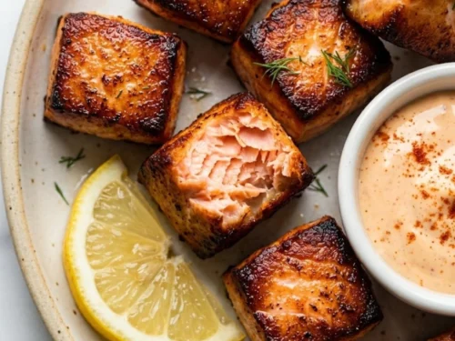 AIR FRYER SALMON BITES